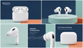 Apple AirPods 2nd Gen with Charging Case - Wireless Bluetooth Earbuds, 24H+ Battery, Hey Siri